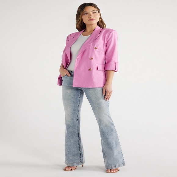 🆕 SOPHIA VERGARA Opera Mauve Sofia Blazer Size XL - Picture 4 of 6